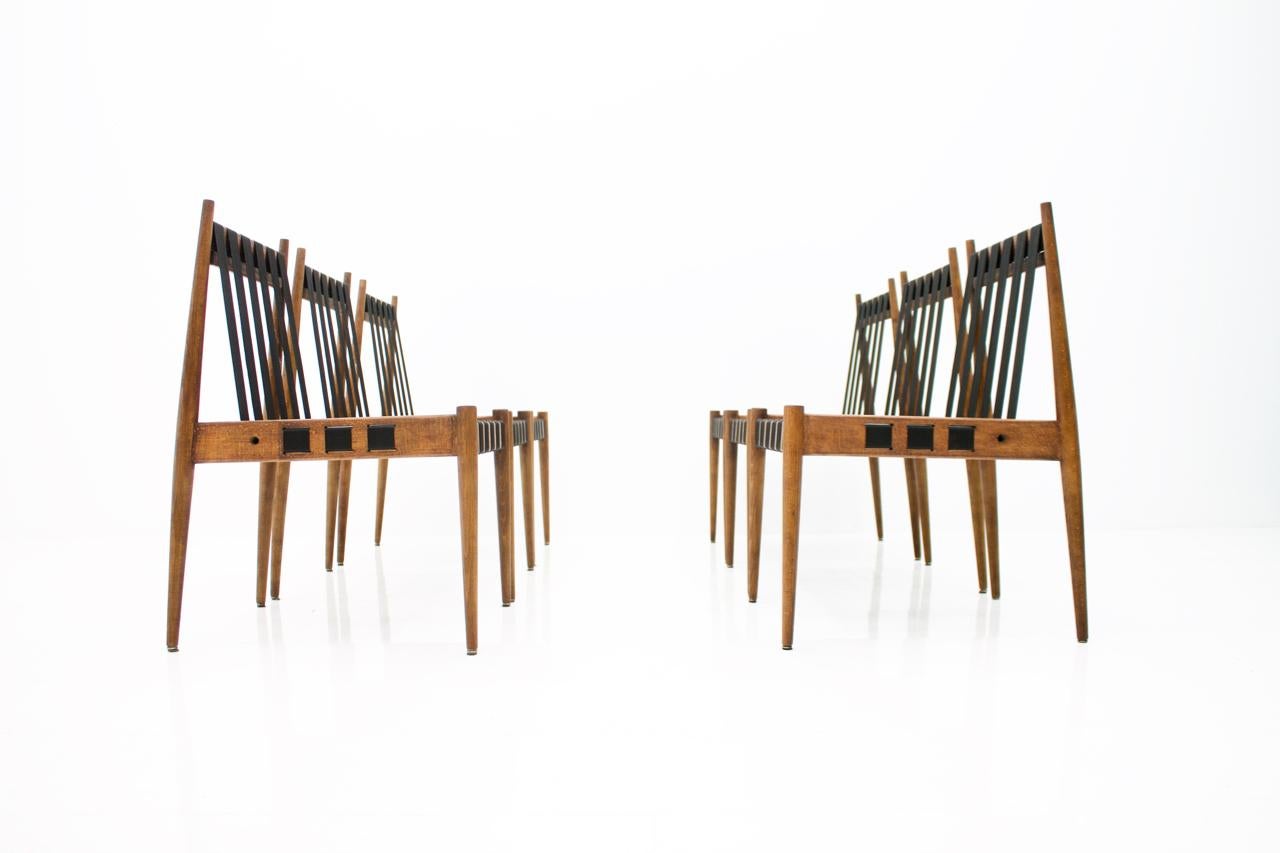 Set of 55 Dining Chairs by Egon Eiermann SE 121, Germany, 1964 6