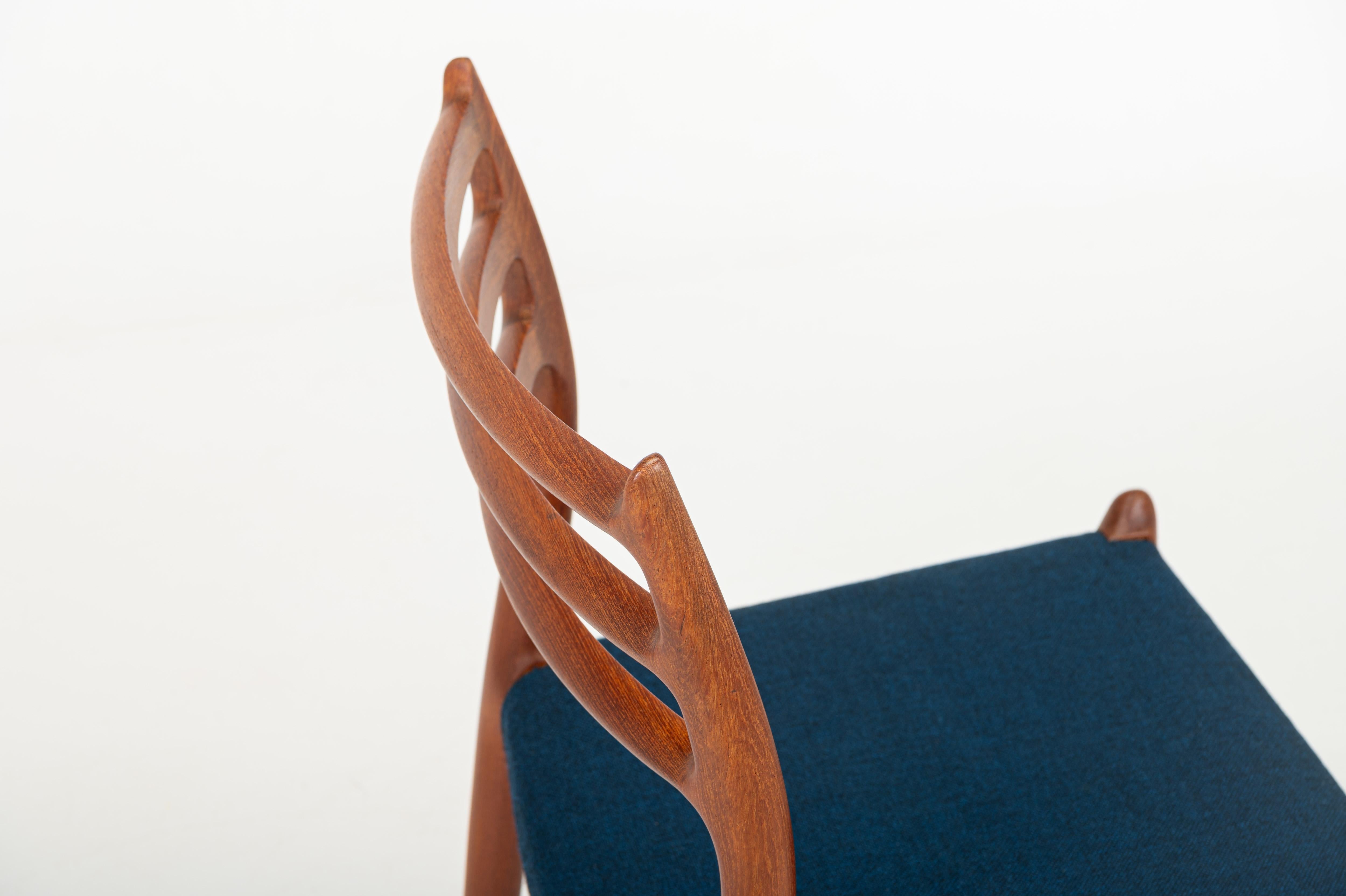 Set di 6 sedie da pranzo 'Model 78'di Niels O. Møller per J.L. Møllers, anni '60 in vendita 5