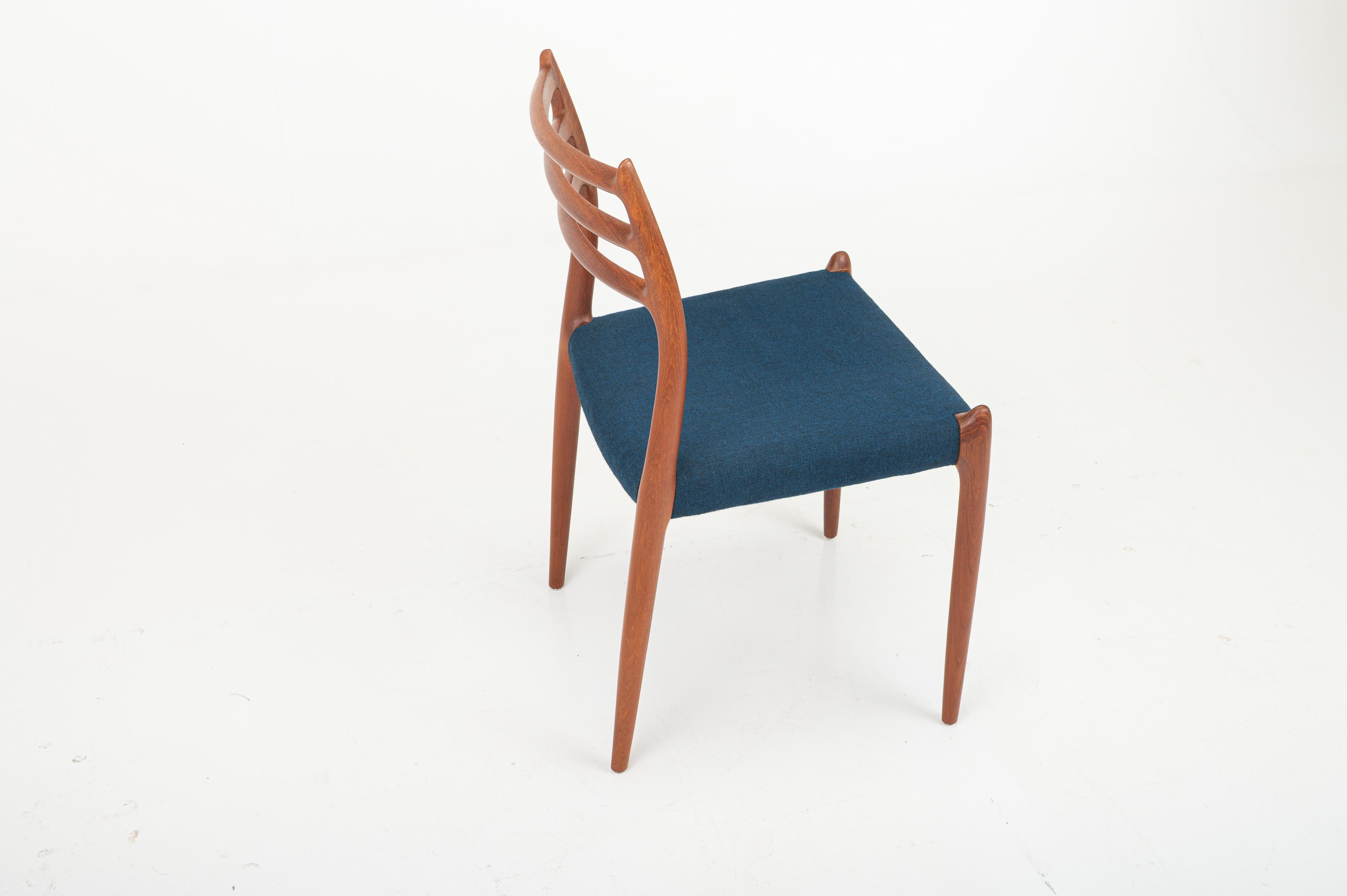 Set di 6 sedie da pranzo 'Model 78'di Niels O. Møller per J.L. Møllers, anni '60 in vendita 6