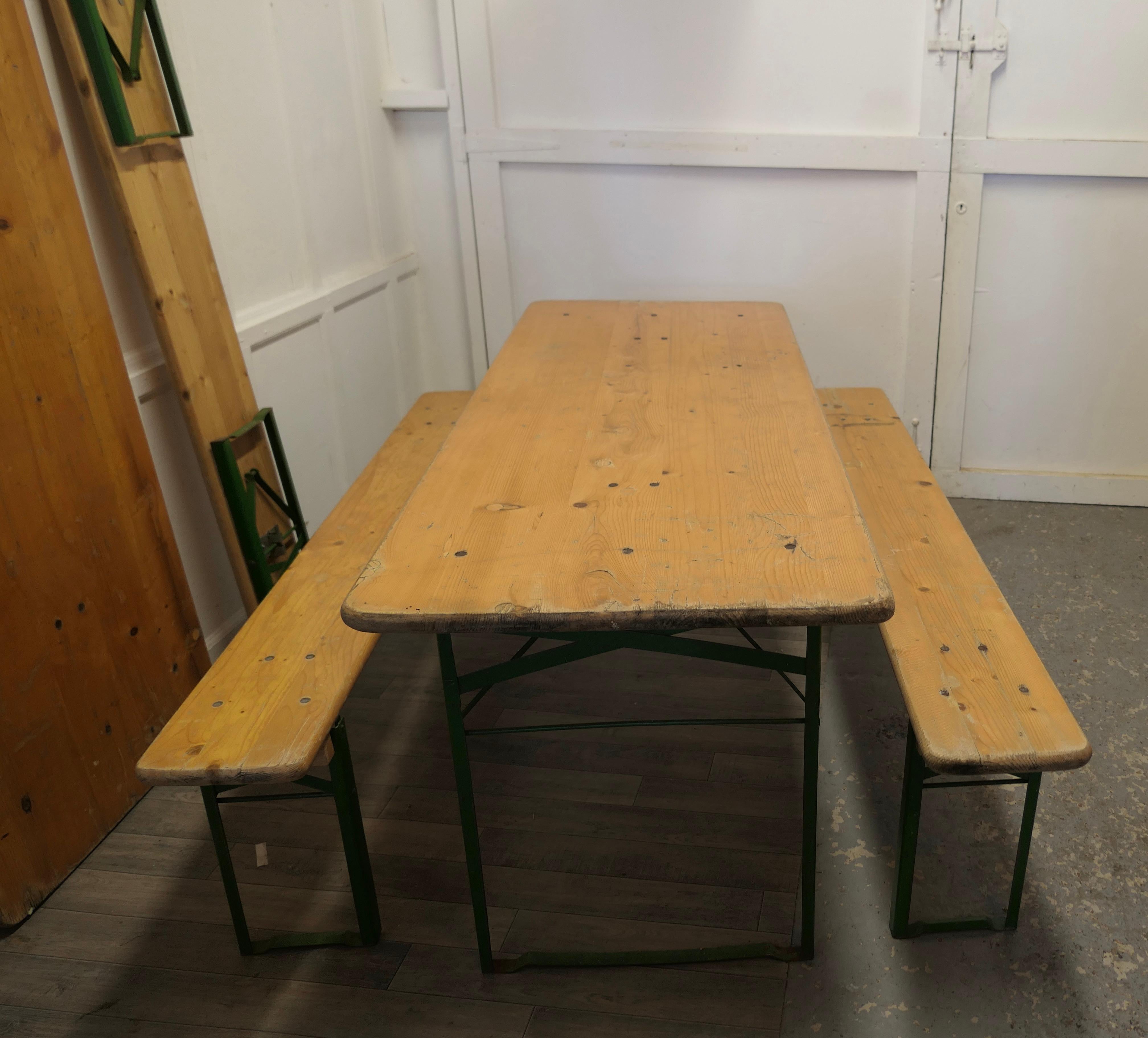 Set of 6ft Pine Picnic Table and Benches We Have 2 of These Available In Good Condition For Sale In Chillerton, Isle of Wight