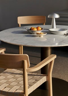 Set of 6 TK1 & 2 TK9 Betty Chairs, L Oak/Natural Webbing by Thau & Kallio for &T