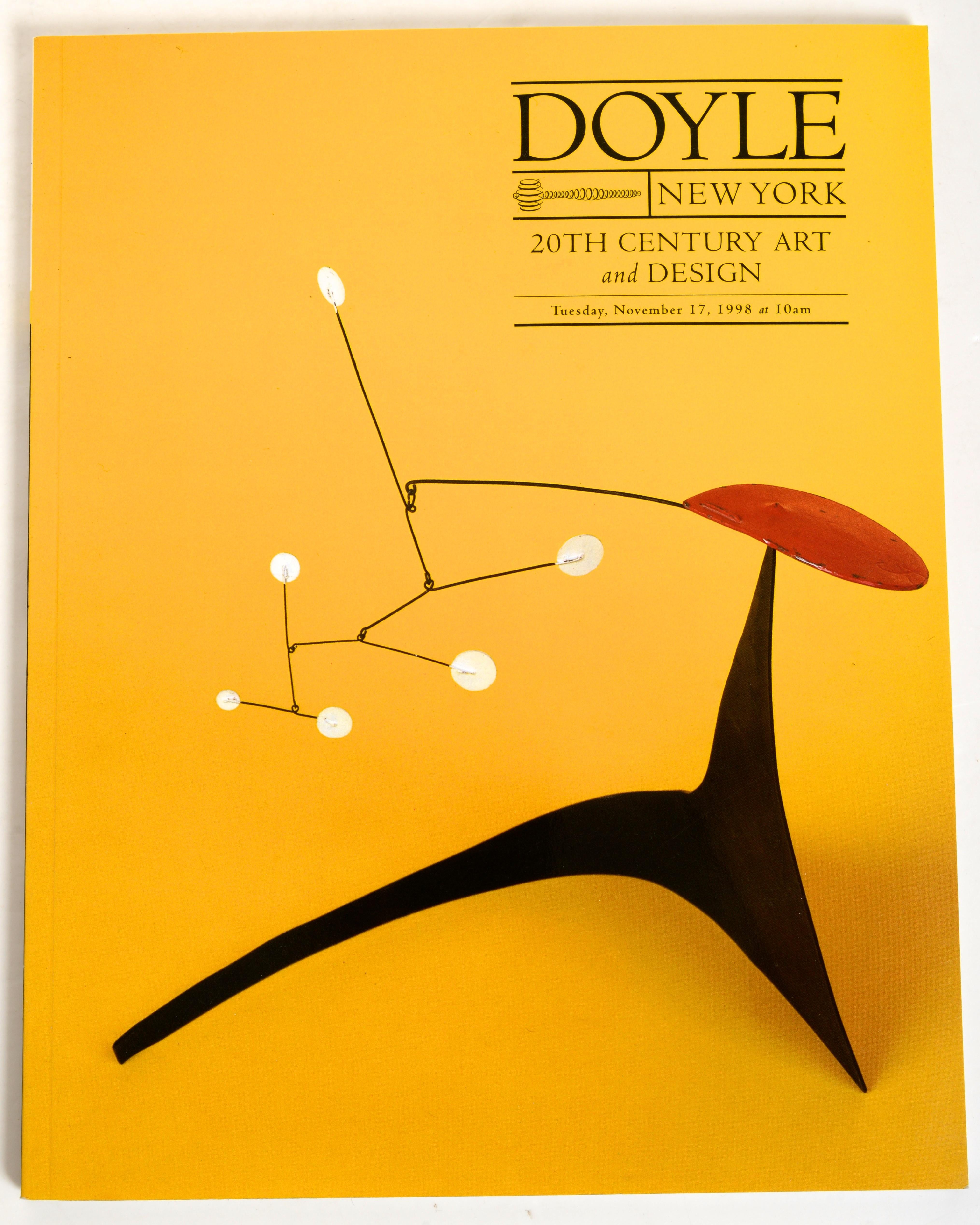 American Set of 7-20th Century Art & Design Catalogs Doyle's New York For Sale