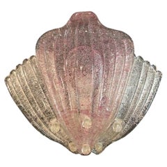 Set of 7 Amethyst and Clear Graniglia Sconces
