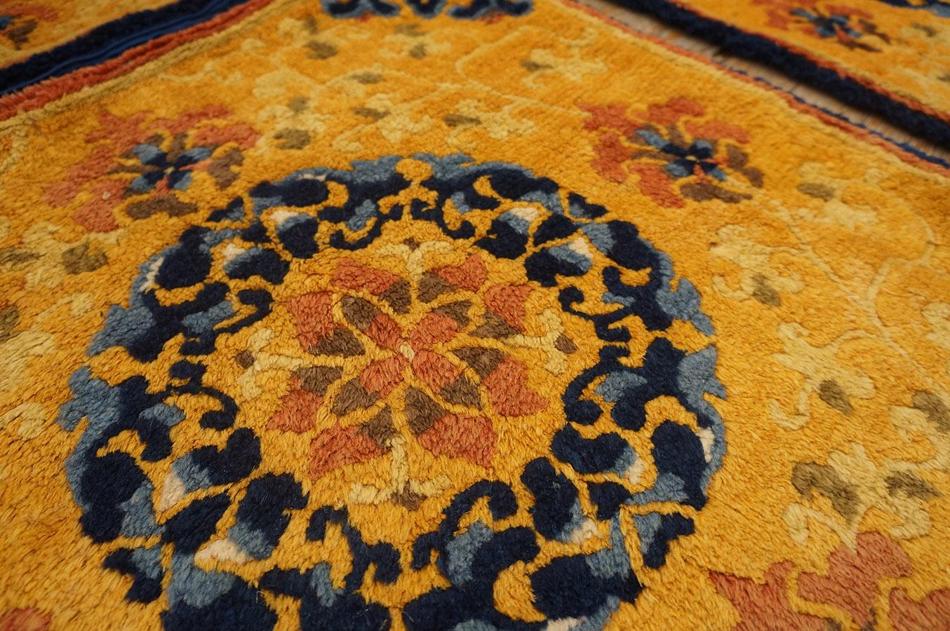 Set of 7 Antique Chinese Ningxia Rugs In Good Condition For Sale In New York, NY