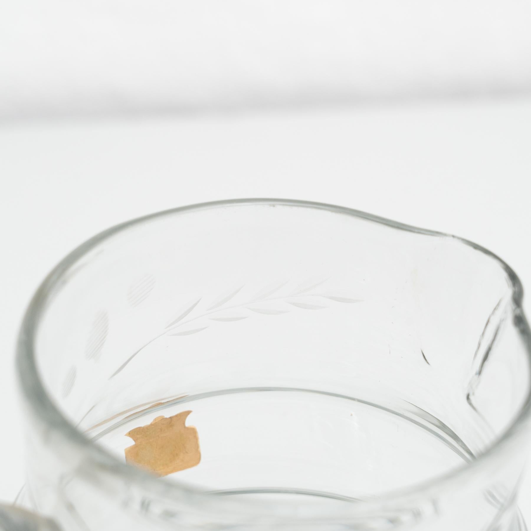 Ensemble de 7 verres à eau espagnols anciens et JAR, vers 1950 en vente 5