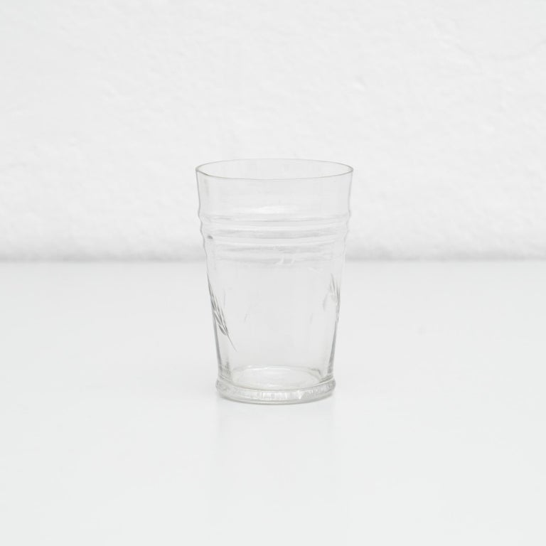 Set of 7 Antique Spanish Water Glasses and Jar, circa 1950 For Sale at 1stDibs