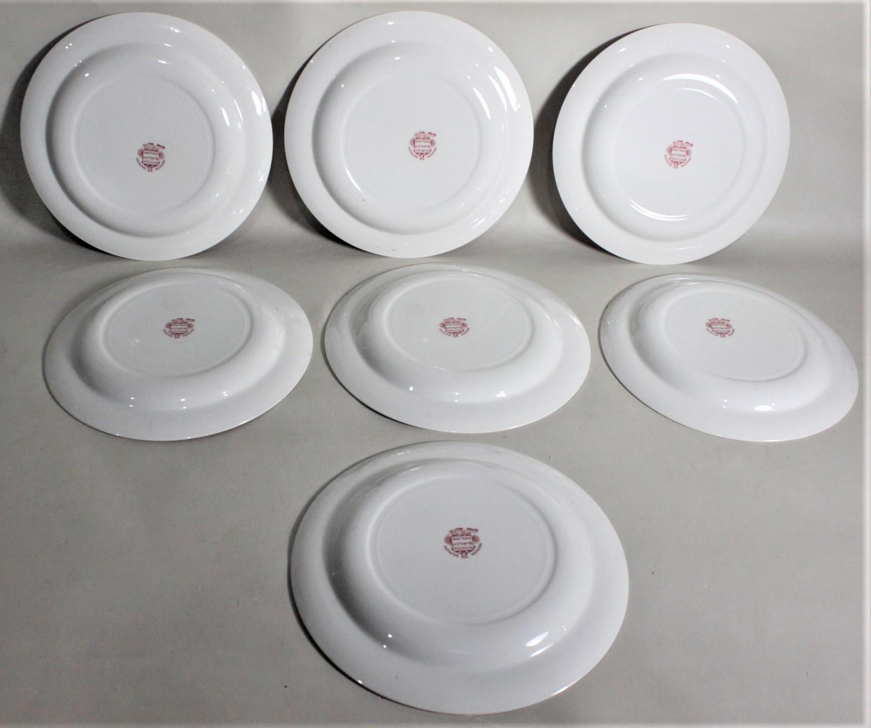 vintage turkey dinner plates