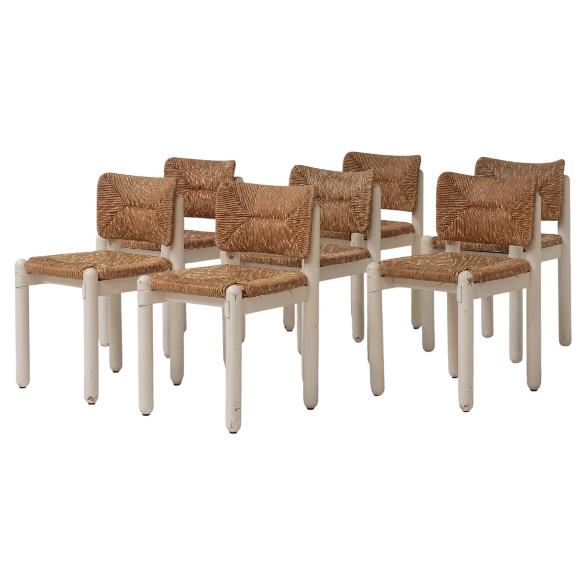 Set of 7 Baba chairs by Assostudio for Pozzi & Verga, Italy 1980