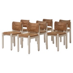 Conjunto de 7 sillas Baba, diseñadas por Assostudio para Pozzi & Verga, Italia, 1980