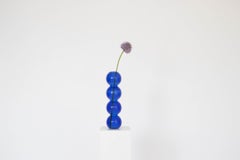 Set of 7 Blue Bubble Vases by Valeria Vasi