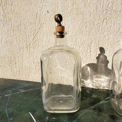 Set of 7 bottles for liquor or whisky, Scotland, late 19th early 20th century