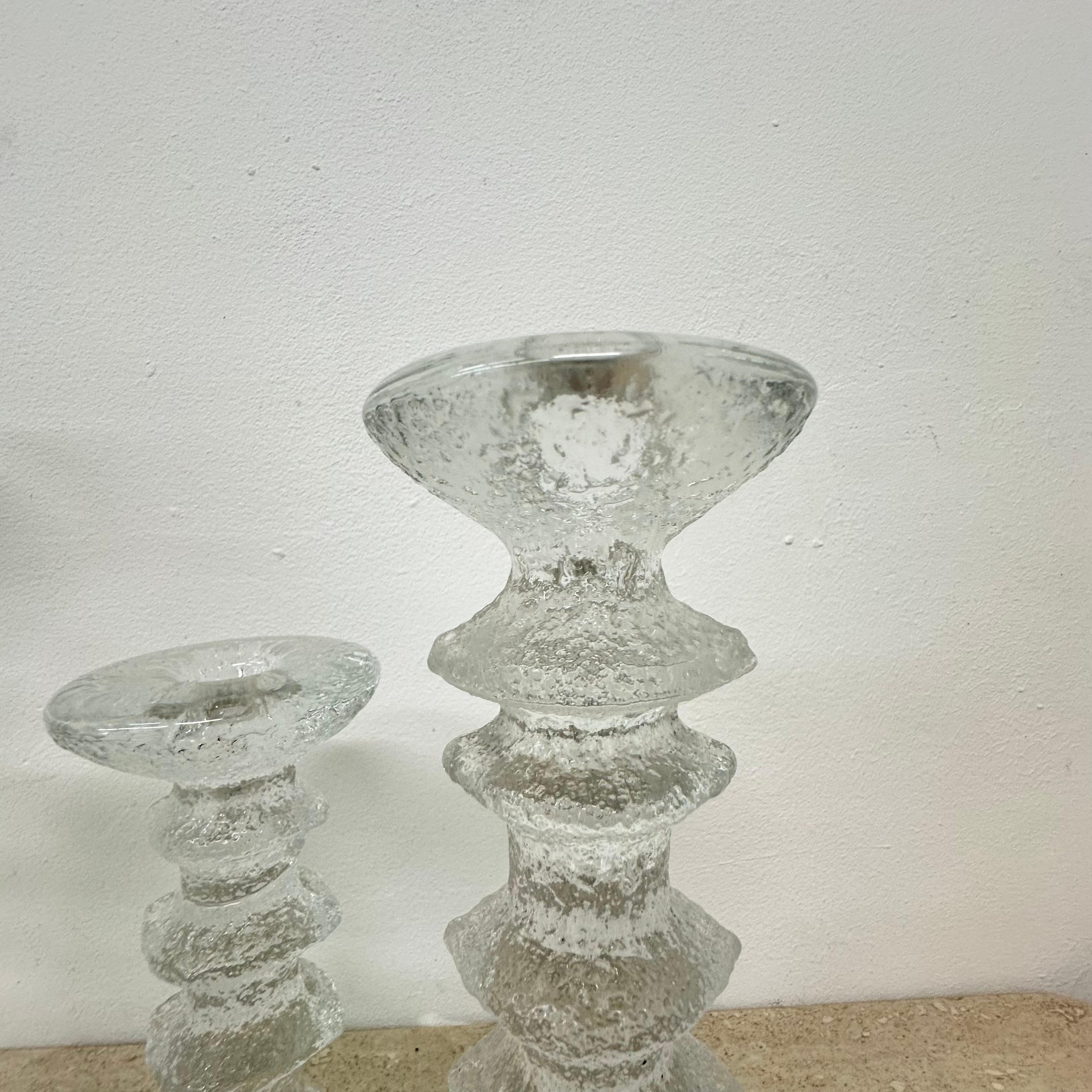 Set of 7 candle holders by Timo Sarpaneva for IIttala , 1970s For Sale 2
