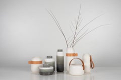 Set of 7 Ceramic Vases and Pots, Handmade in Portugal by Lusitanus Home