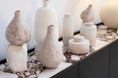 Set of 7 Ceramic Vases and Pots, Handmade in Portugal by Lusitanus Home