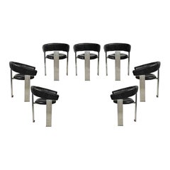 Juego de 7 sillas de Eckart Muthesius, años 70