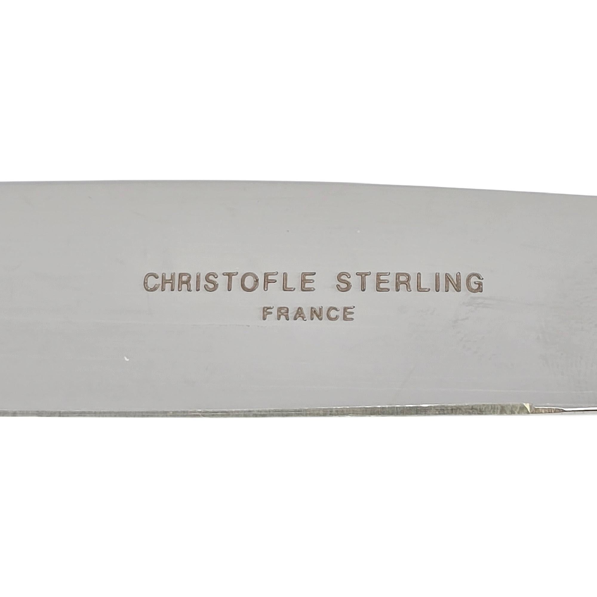 Set di 7 coltelli Christofle in argento Sterling Chinon Modern Hollow da 9 3/4