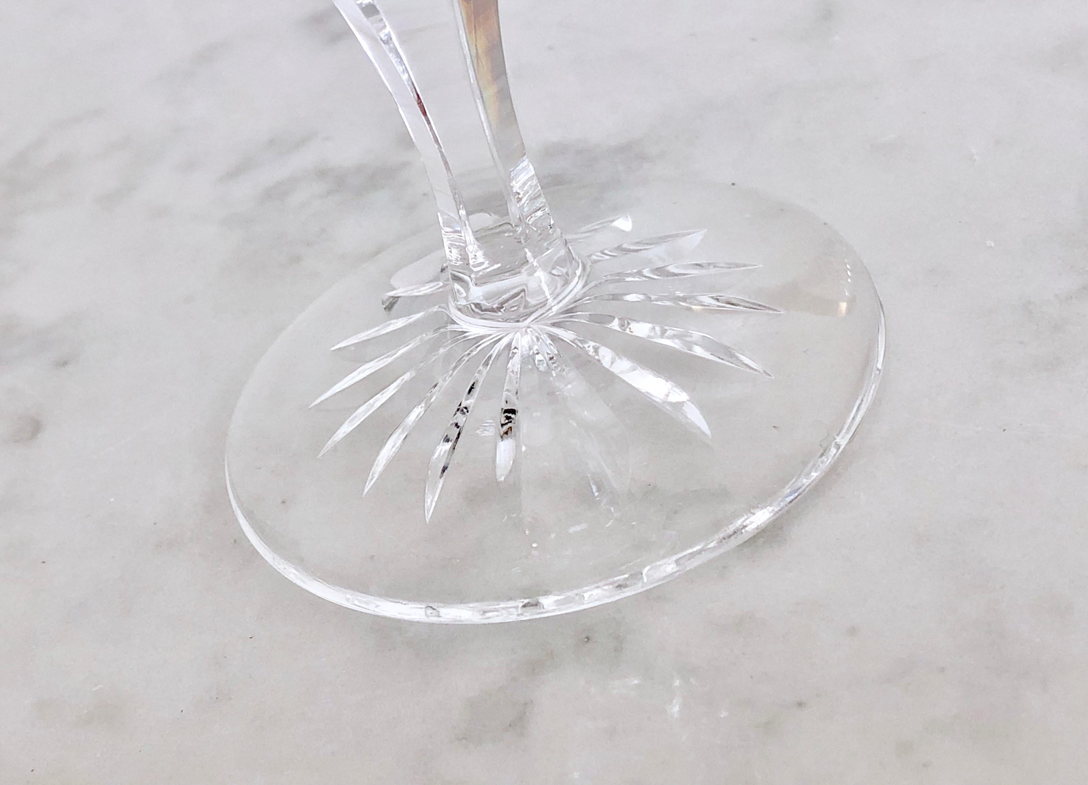 Ensemble de 7 verres à champagne Victoria Gold de Klokotschnik Zwiesel, Allemagne 3