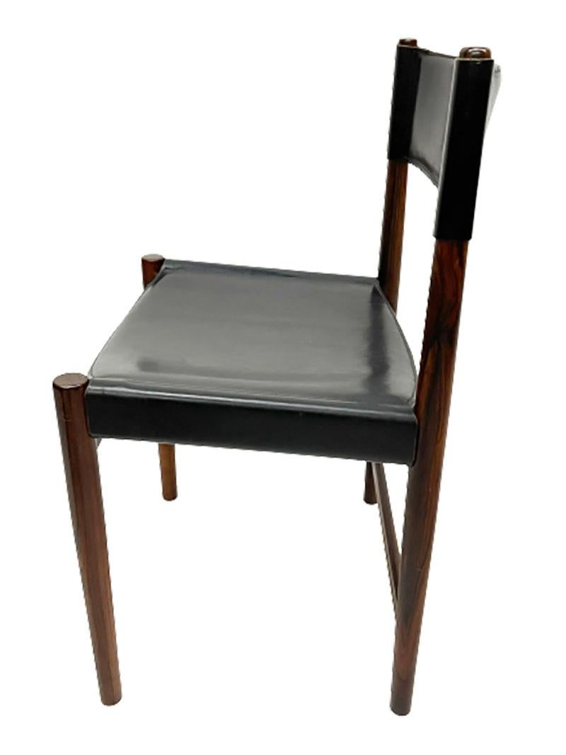 20ième siècle Ensemble de 7 chaises de salle à manger conçues par Kurt stervig pour Sibast, années 1960 en vente