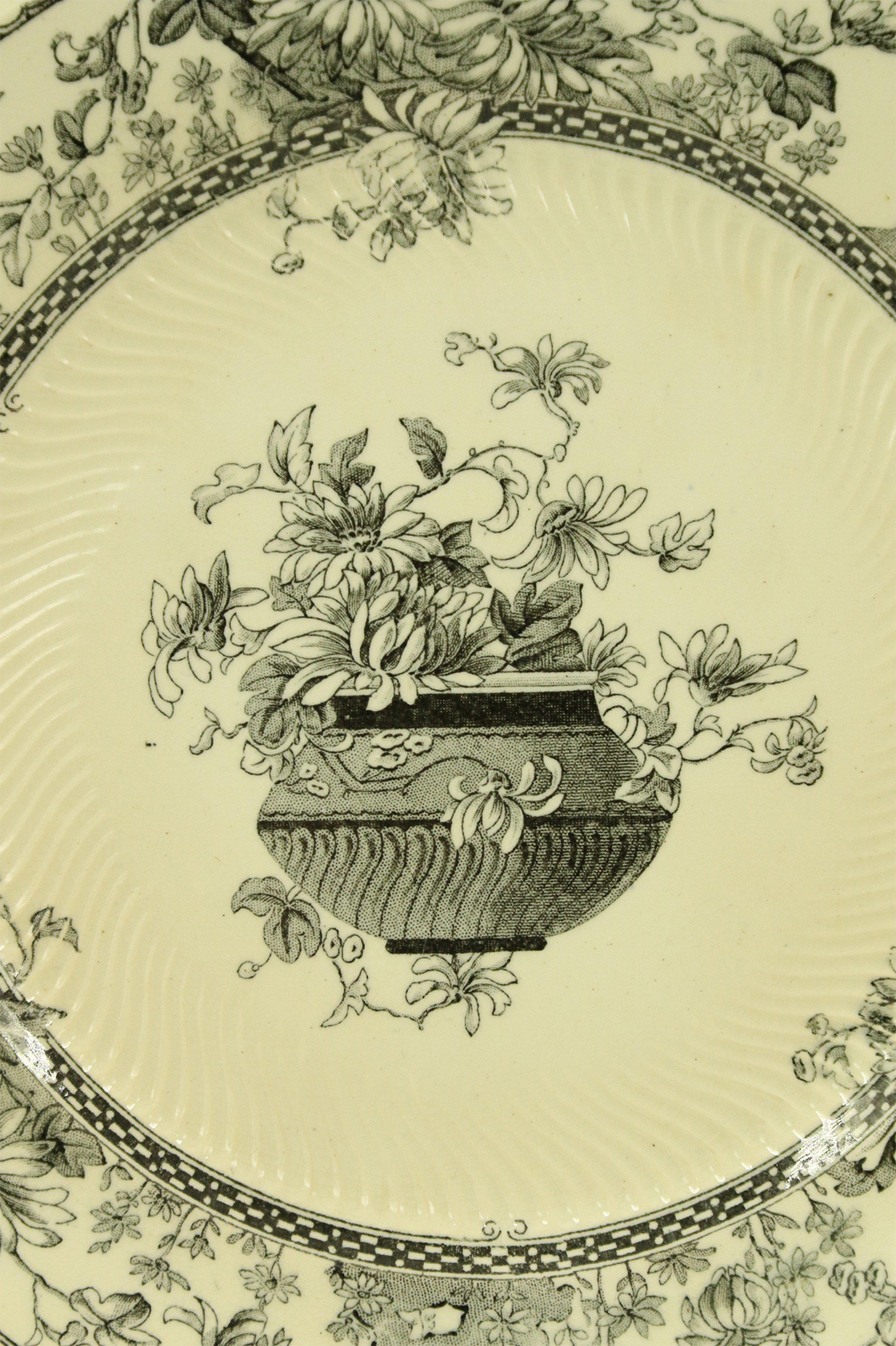 outward antique plate set