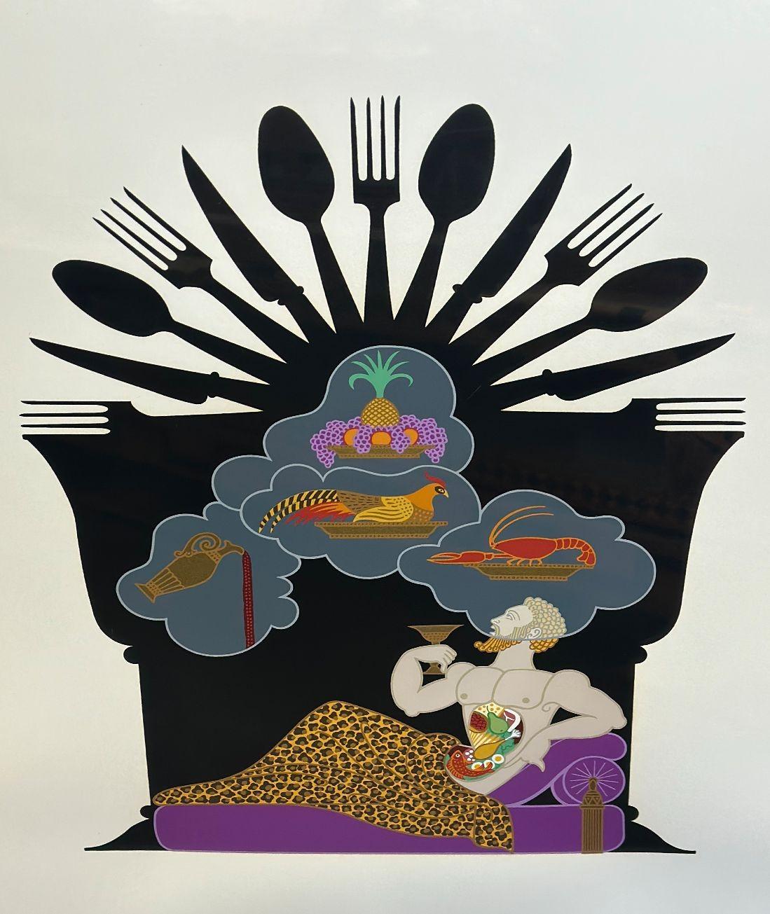 Set of 7 Erté Lithographs of the Seven Deadly Sins, 1982 For Sale 6