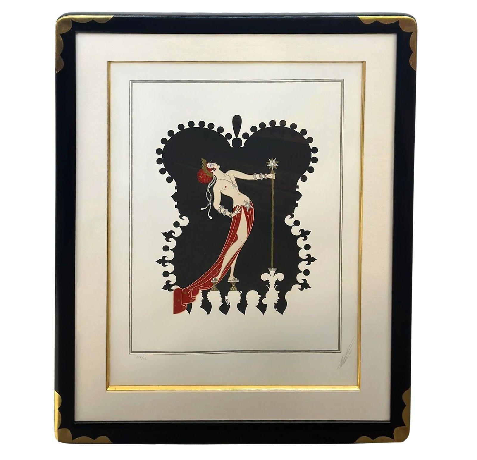 Set of 7 Erté Lithographs of the Seven Deadly Sins, 1982 For Sale 1