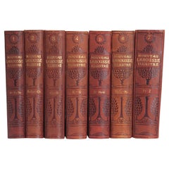 Set of 7 French Encyclopedic Dictionaries