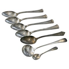 Juego de 7 cucharas de plata de ley de Gorham Wyndham and Whiting