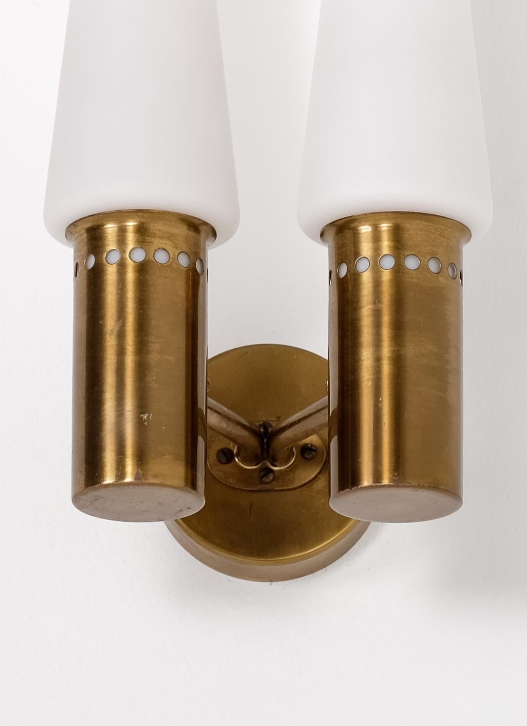 Set of 7 Hans-Agne Jakobsson Wall Lights, 1950s In Good Condition For Sale In Stockholm, SE