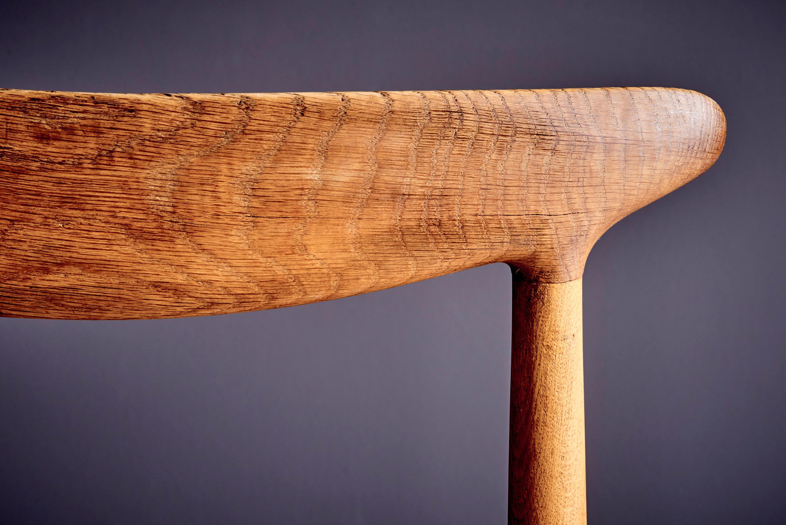 Set of 7 Hans Wegner W2 Chairs for C.M. Madsen Denmark, 1960s For Sale 4