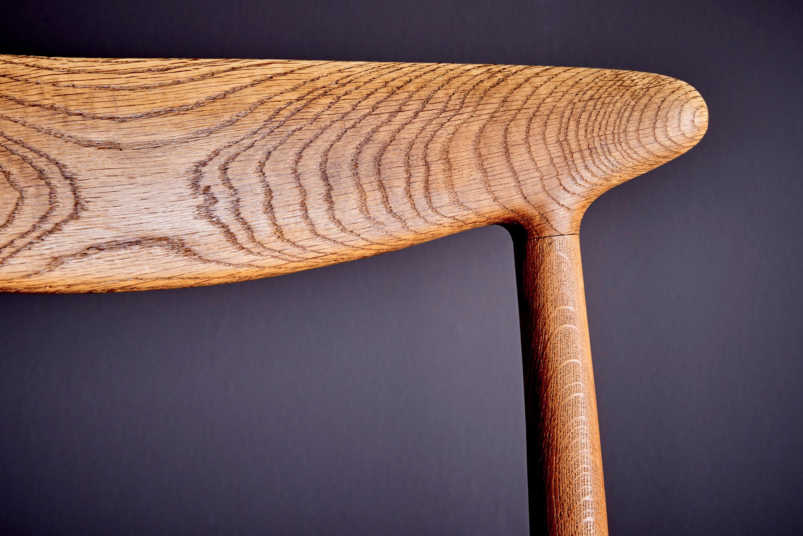 Set of 7 Hans Wegner W2 Chairs for C.M. Madsen Denmark, 1960s For Sale 2