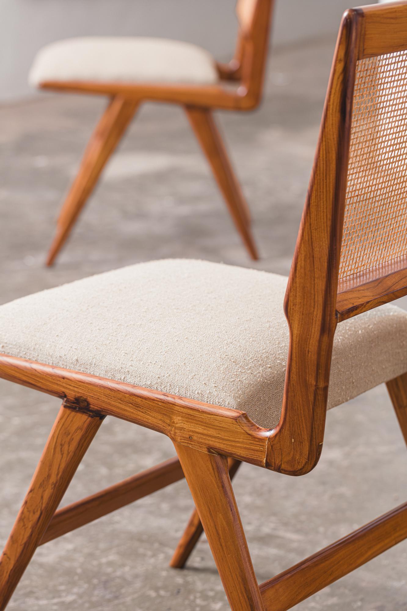 Cane Set of 7 Iconic Chairs by Martin Eisler For Sale
