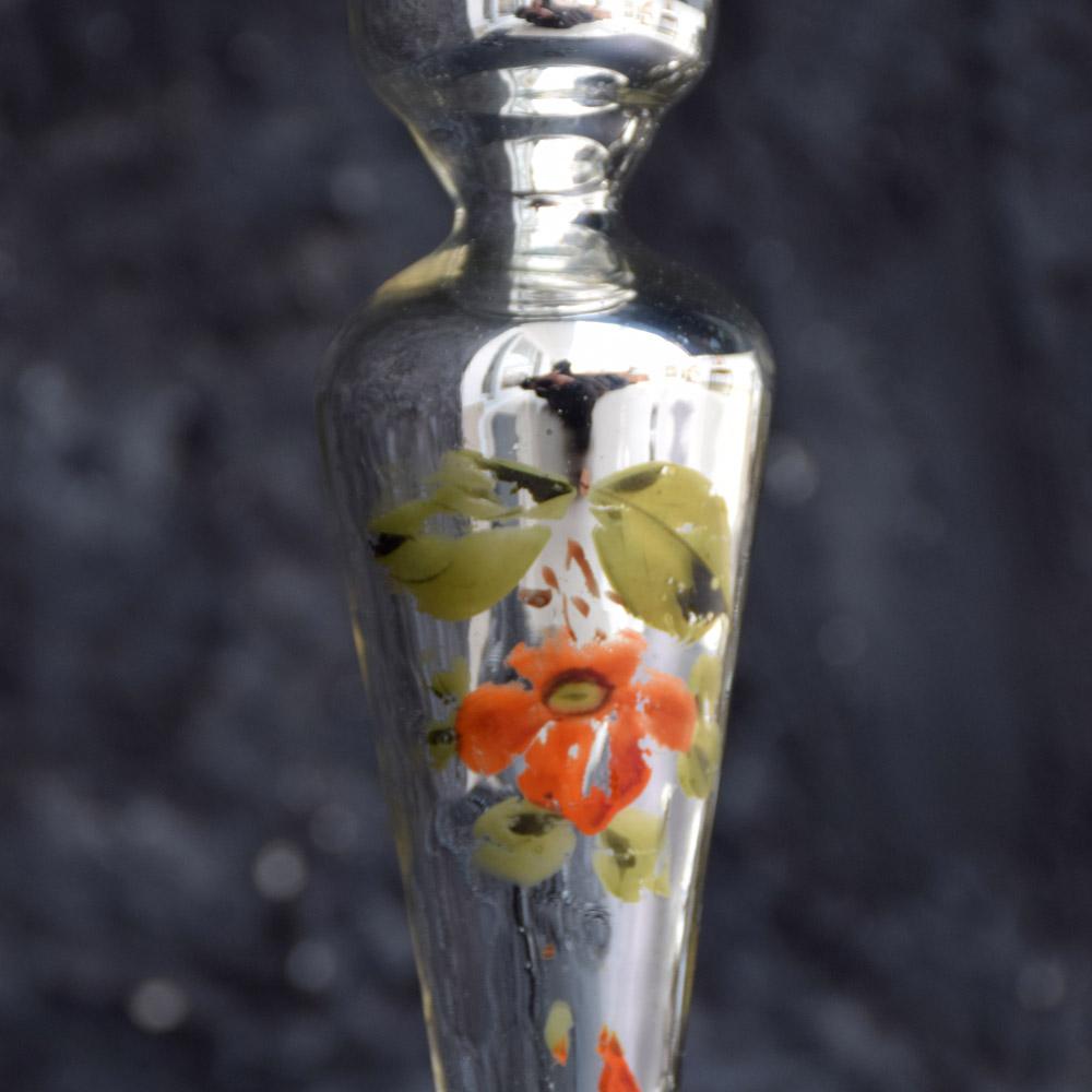 Set of 7 Mid-19th Century Mercury Glass Candle Sticks  1