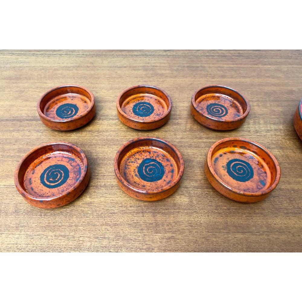Set of 7 Mid-Century Ceramic Bowls For Sale 2