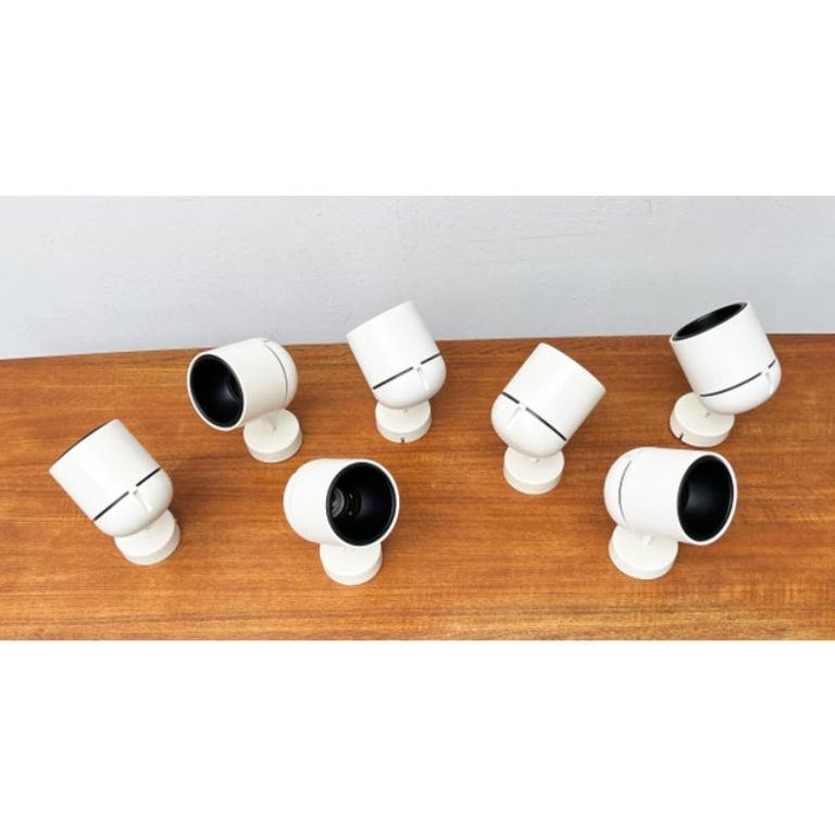 Set di 7 lampade da parete o da soffitto tedesche di metà secolo A Space, anni '70 in vendita 1