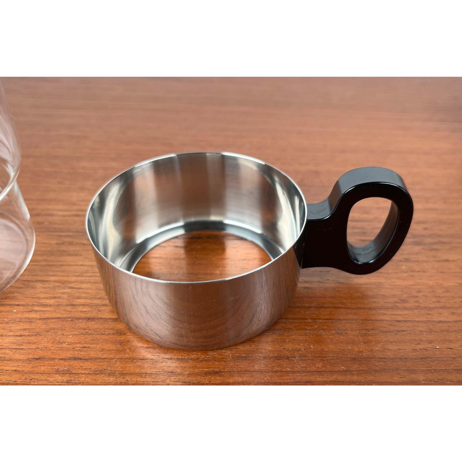 Juego de 7 vasos de té y bandeja alemanes modernos de mediados de siglo de WMF, años 60 Moderno de mediados de siglo en venta