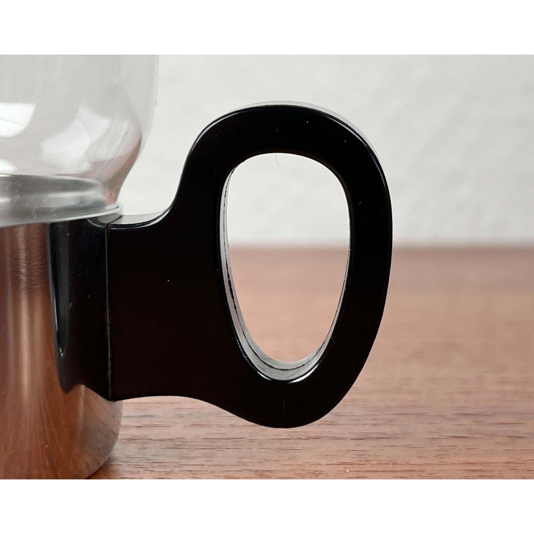 Juego de 7 vasos de té y bandeja alemanes modernos de mediados de siglo de WMF, años 60 siglo XX en venta