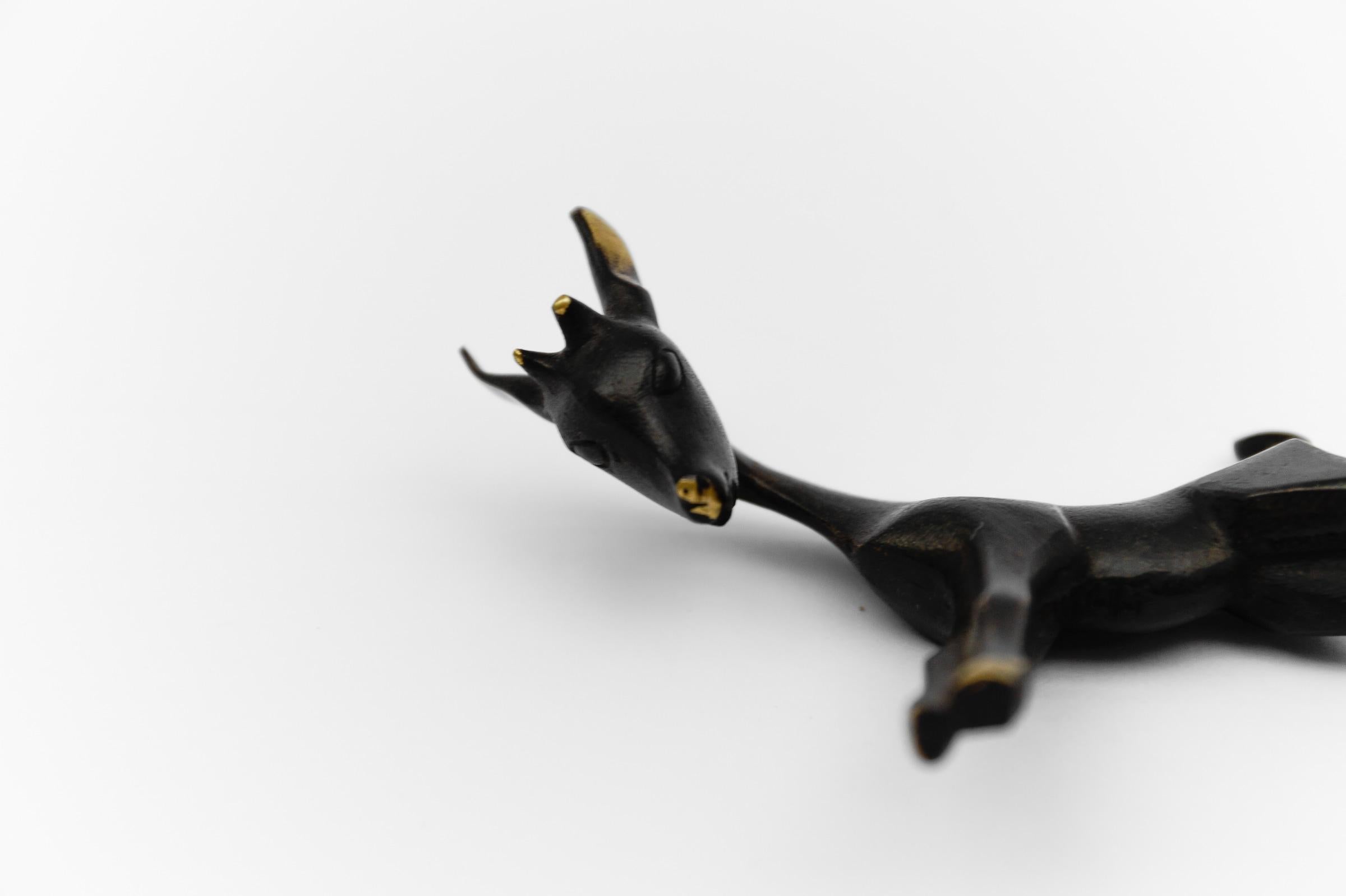Ensemble de 7 animaux massifs en laiton, The Modernity, Autriche, années 1960 en vente 4