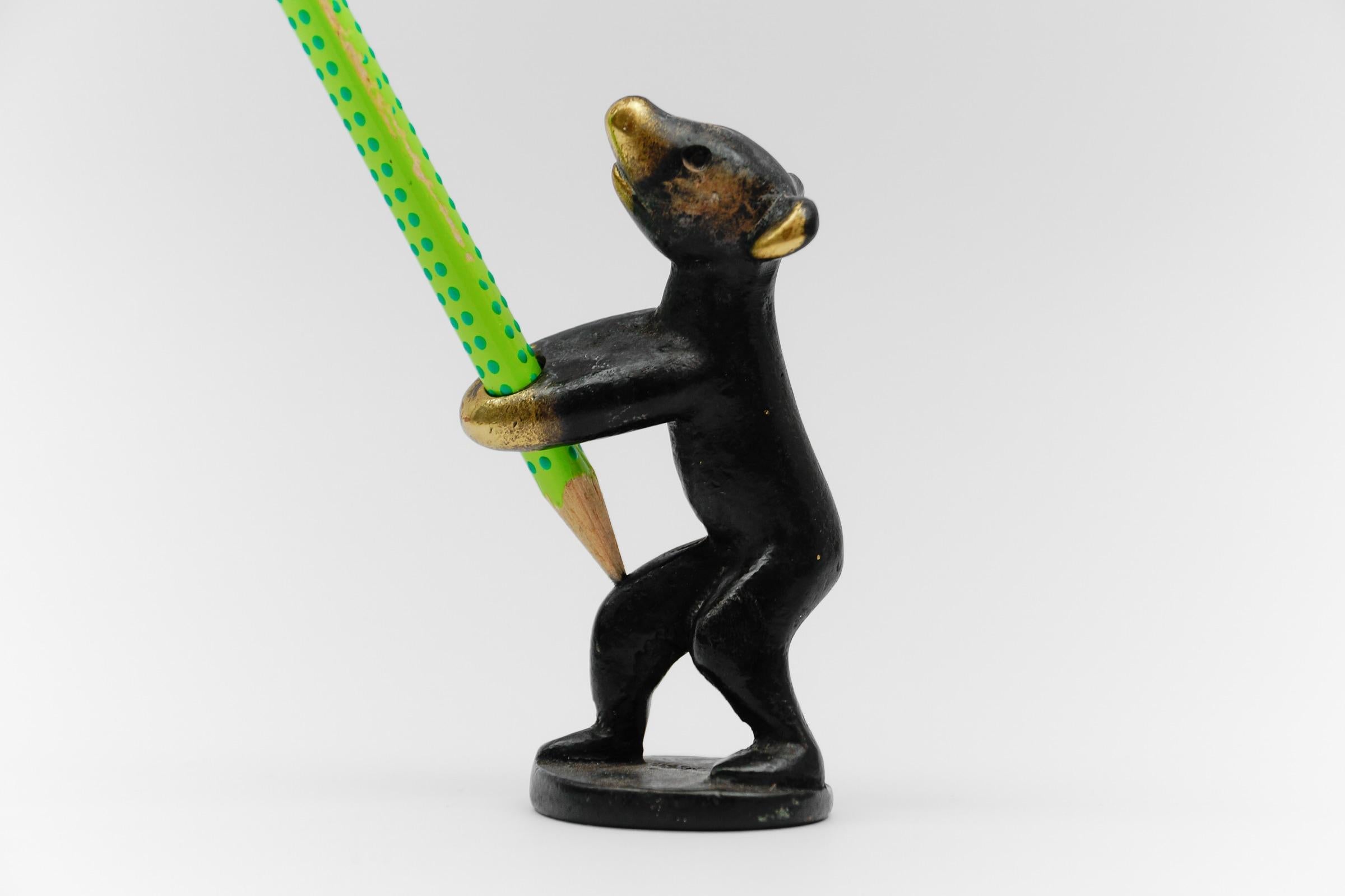 Ensemble de 7 animaux massifs en laiton, The Modernity, Autriche, années 1960 en vente 5