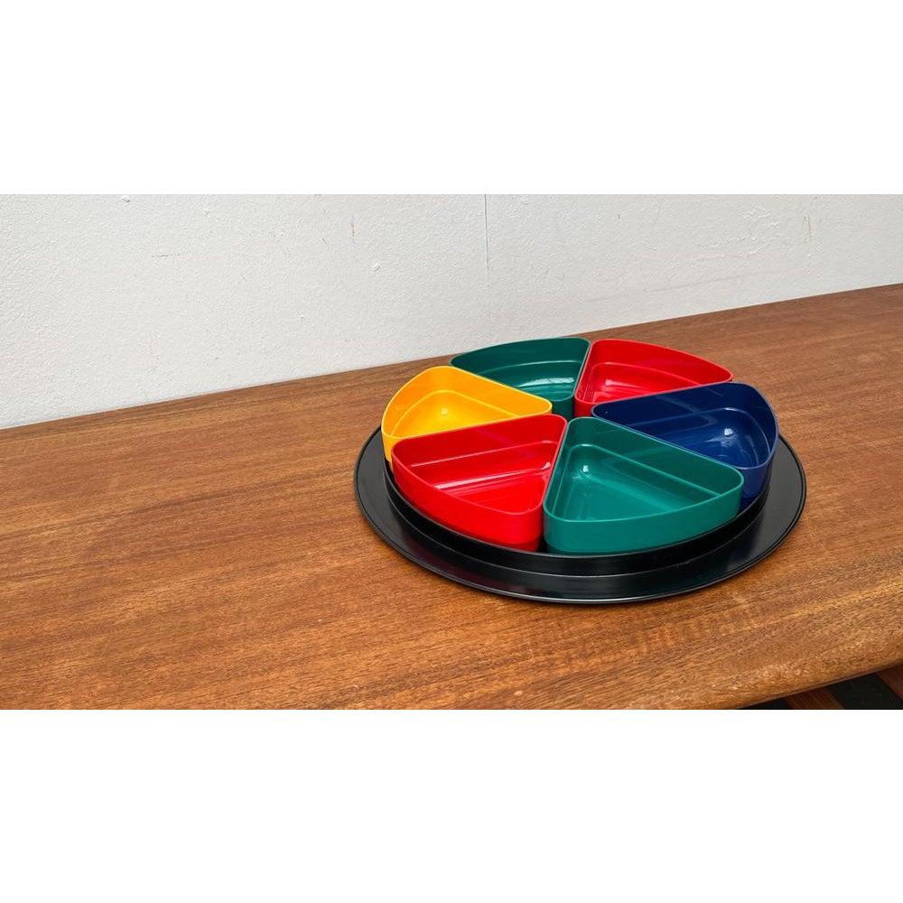 Set of 7 Mid-Century Space Age Bowls and Tray Set from Emsa, 1960s For Sale 4