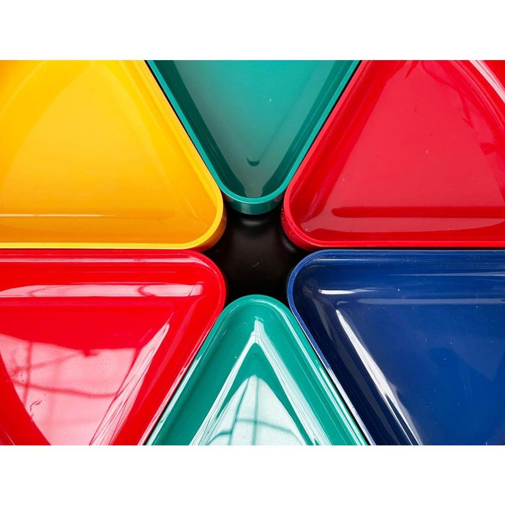 Set of 7 Mid-Century Space Age Bowls and Tray Set from Emsa, 1960s For Sale 5