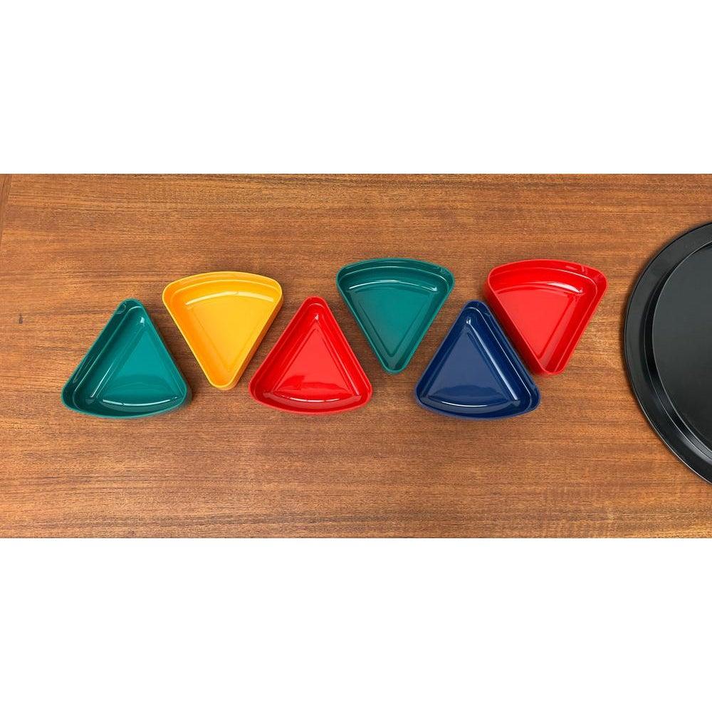 Set of 7 Mid-Century Space Age Bowls and Tray Set from Emsa, 1960s For Sale 2