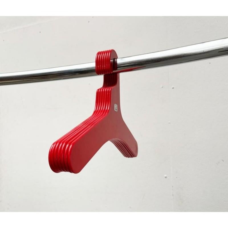 Set of 7 Mid-Century Space Age Coat Hangers by Ingo Maurer for M Design, 1960s For Sale 3