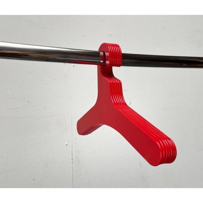 Set of 7 Mid-Century Space Age Coat Hangers by Ingo Maurer for M Design, 1960s For Sale 1
