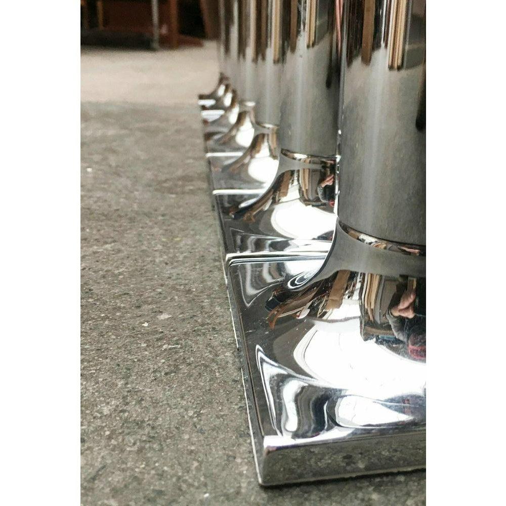 Metallo Set di 7 soffitti di metà secolo dell'era spaziale tedesca modello A248 Chrome, anni '60 in vendita