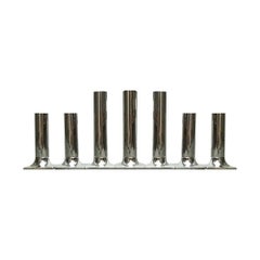 Set of 7 Mid-Century Space Age German Model A248 Chrome Ceiling, 1960s