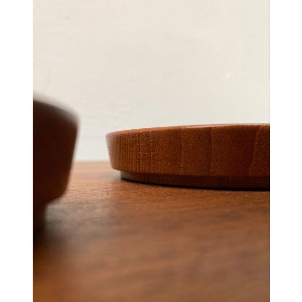 Set of 7 Mid-Century Wooden Bowls, 1960s For Sale 6