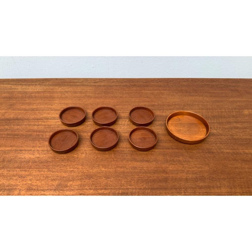 20th Century Set of 7 Mid-Century Wooden Bowls, 1960s For Sale