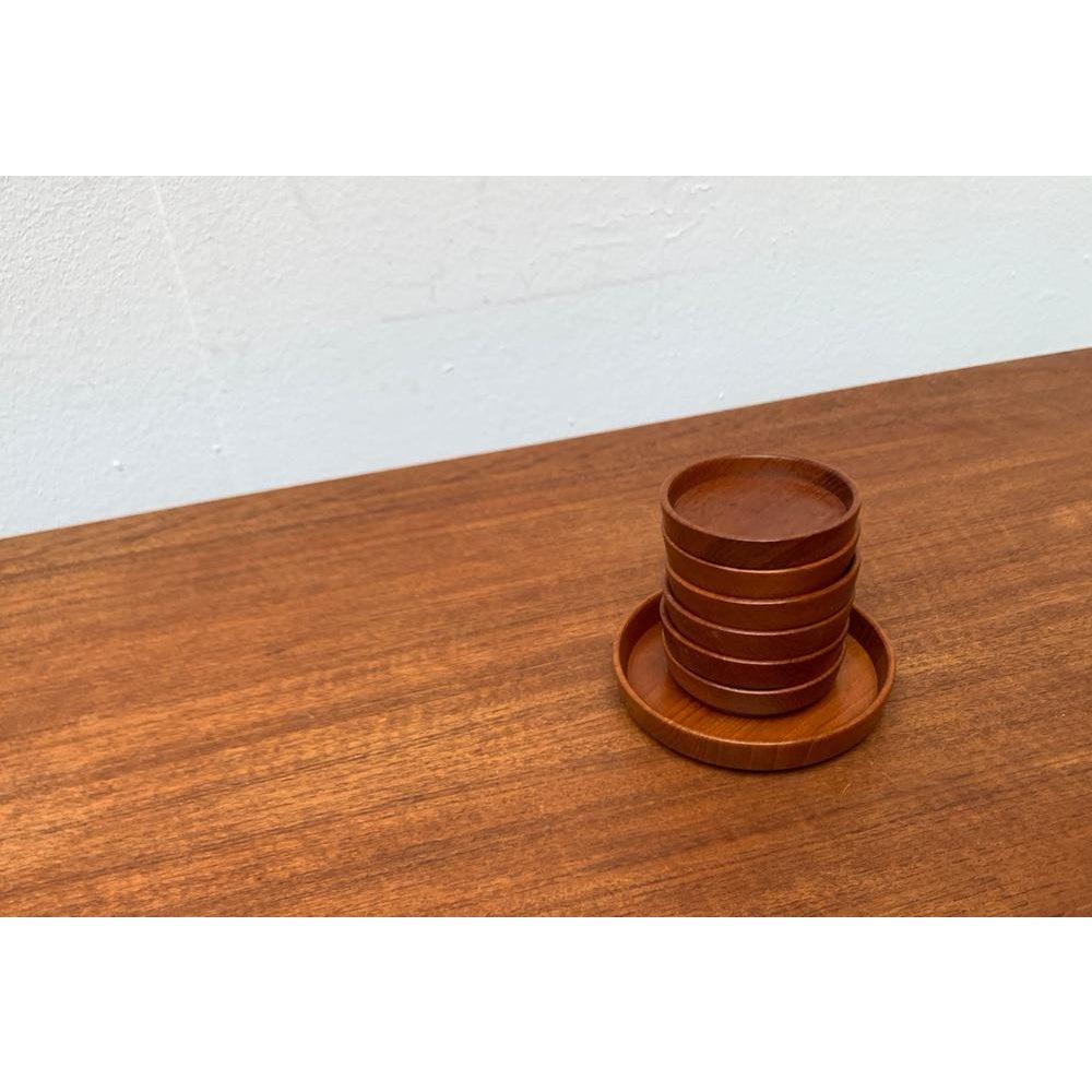 Set of 7 Mid-Century Wooden Bowls, 1960s For Sale 4