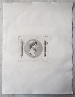 Set of 7 Original Antique Prints of Portraits From Classical Rome. C.1790