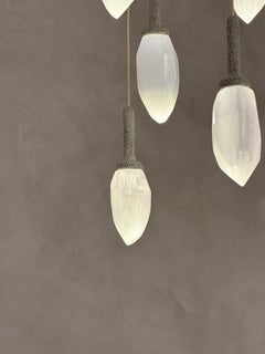 Set of 7 Pharos Hand Sculpted Natural Stone Pendant V by Aver
